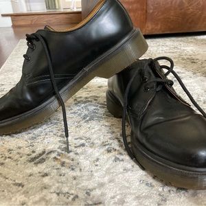 Doctor Martens Oxford shoes black smooth leather